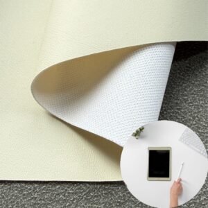 White Imitation Leather PU Leather Roll Material for Electronic Products (Camera, Radio, Game Machine, Remote Control etc.)