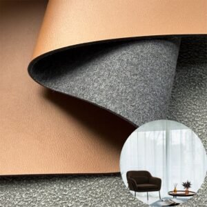Brown Imitation Leather PU Leather Roll Material for Upholstery Furniture or Decoration (Sofas, Beds, Cabinets, Interior Wall etc.)