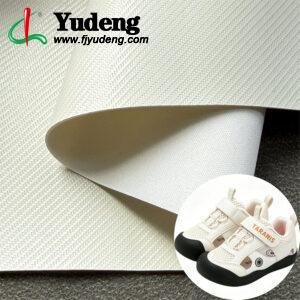 White Leather Fabric PU Leather Material for Bootballs/Soccer Balls (Accept OEM ODM Orders)