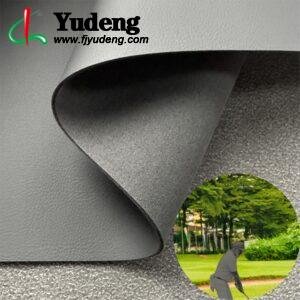 Gray Vegan Leather PU Leather Roll Material for Golf Bags