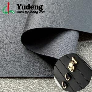Black Leather Fabric PU Leather Material for Package Box Cover (Environmental Standard Certificated)
