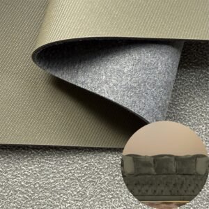 Green PU Coated Fabric PU Leather Roll Material for Upholstery Furniture or Decoration (Sofas, Beds, Cabinets, Interior Wall etc.)