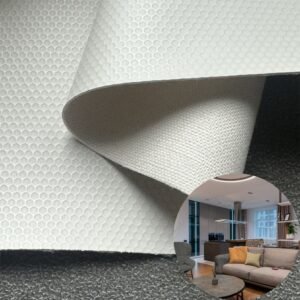 White Leatherette PU Leather Roll Material for Upholstery Furniture or Decoration (Sofas, Beds, Cabinets, Interior Wall etc.)
