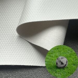 White Vegan Leather PU Leather Roll Material for Sporting Balls (Soccer Balls, Footballs, Volleyballs etc.)