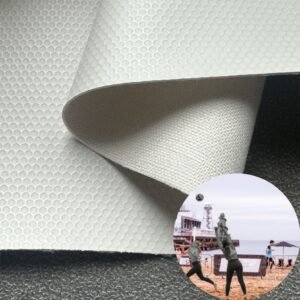 White Artificial Leather PU Leather Roll Material for Sporting Balls (Soccer Balls, Footballs, Volleyballs etc.)