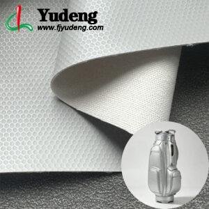 Light Gray Rexine PU Leather Material for Fishingbags/Golf Bags