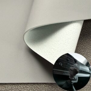 Gray Fake Leather PU Leather Roll Material for Car