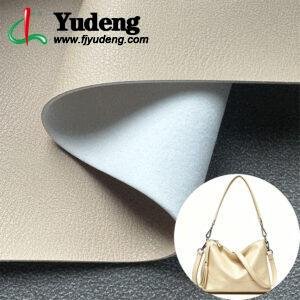 Apricot PU Leather Material for Bags and Suitcases (Handbags, Backpacks, Luggage Cases Etc.)