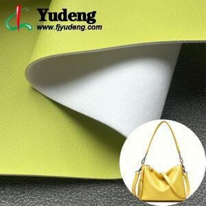 Yellow PU Leather Material for Bags and Suitcases (Handbags, Backpacks, Luggage Cases Etc.)