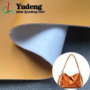 Orange PU Leather Material for Bags and Suitcases (Handbags, Backpacks, Luggage Cases Etc.)