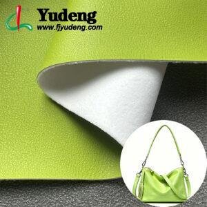 Green PU Leather Material for Bags and Suitcases (Handbags, Backpacks, Luggage Cases Etc.)
