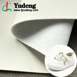 White Rexine Leather PU Leather Material for Shoes/Sneakers (Accept OEM ODM Orders)