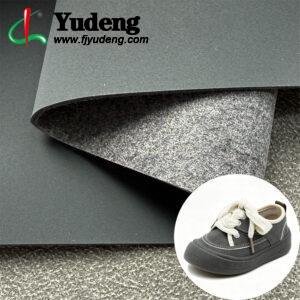 Dark Gray Fake Leather PU Leather Material for Shoes/Sneakers (Base Material Customizable)