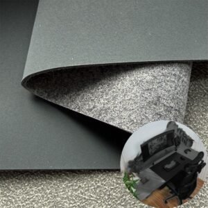 Gray Faux Leather PU Leather Roll Material for Desk Pads Table Protection Mats