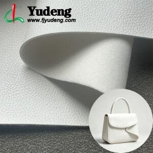 White PU Leather Material for Bags and Suitcases (Handbags, Backpacks, Luggage Cases Etc.)