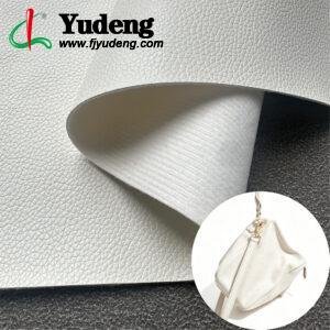 White PU Leather Material for Bags and Suitcases (Handbags, Backpacks, Luggage Cases Etc.)