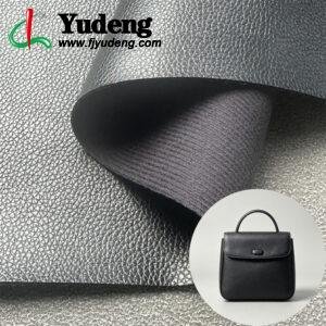 Black PU Leather Material for Bags and Suitcases (Handbags, Backpacks, Luggage Cases Etc.)