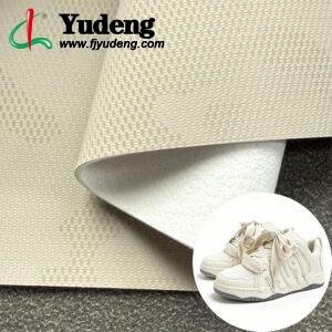 Beige Environmental Leather PU Leather Material for Shoes