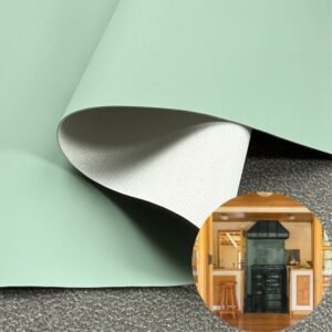 Green Leatherette PU Leather Roll Material for Upholstery Furniture or Decoration (Sofas, Beds, Cabinets, Interior Wall etc.)