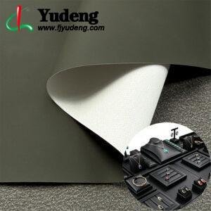 Army Green Vegan Leather PU Leather Material for Jewelry Boxes