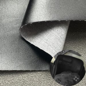 Black Rexine PU Leather Roll Material for Electronic Products (Camera, Radio, Game Machine, Remote Control etc.)