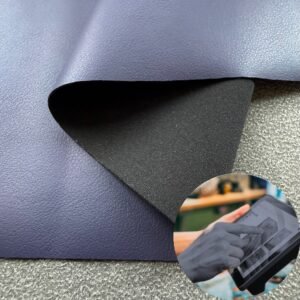 Blue Environmental Leather PU Leather Roll Material for Electronic Products (Camera, Radio, Game Machine, Remote Control etc.)