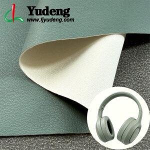 Green Rexine Leather PU Leather Material for Earphones/Headphones (Environmental Standard Certificated)