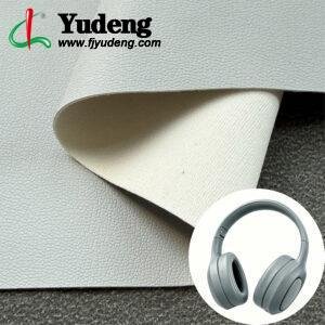 Silver Rexine Roll PU Leather Material for Earphones/Headphones (Accept OEM ODM Orders)