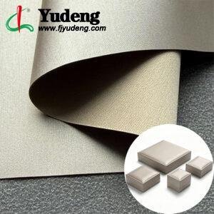 Pearl Light Champagne PU Coated Fabric PU Leather Material for Jewelry Boxes