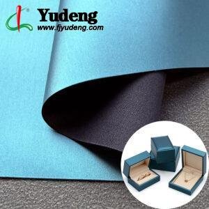 Pearl Gray Green Leatherette PU Leather Material for Jewelry Boxes