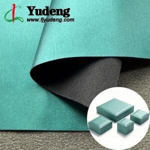 Pearl Peacock Green Artificial Leather PU Leather Material for Jewelry Boxes
