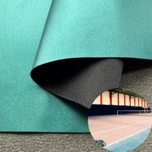 Green Leatherette PU Leather Roll Material for Sporting Balls (Soccer Balls, Footballs, Volleyballs etc.)