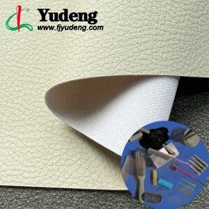 White Rexine PU Leather Roll Material for Massage Equipments Hair Styling Beauty Equipments