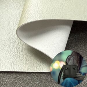 Beige Imitation Leather PU Leather Roll Material for Bags
