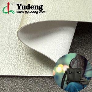 Beige Imitation Leather PU Leather Roll Material for Bags