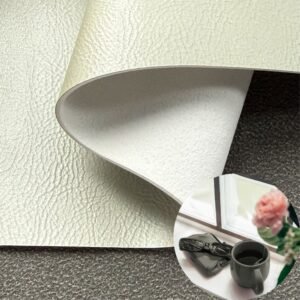 Beige Environmental Leather PU Leather Roll Material for Glasses Package Box Spectacle Case