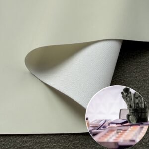 White Vegan Leather PU Leather Roll Material for Massage Equipments Hair Styling Beauty Equipments