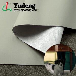 Gray Leatherette PU Leather Roll Material for Desk Pads Table Protection Mats