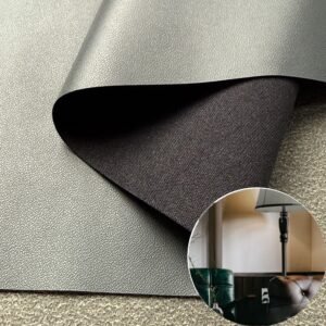 Gray PU Rexine Fabric PU Leather Roll Material for Upholstery Furniture or Decoration (Sofas, Beds, Cabinets, Interior Wall etc.)