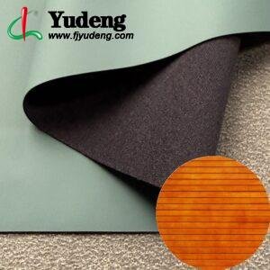 Green China Polyurethane Leather PU Leather Roll Material for InteriorWall