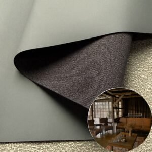 Gray Rexine Leather PU Leather Roll Material for Upholstery Furniture or Decoration (Sofas, Beds, Cabinets, Interior Wall etc.)