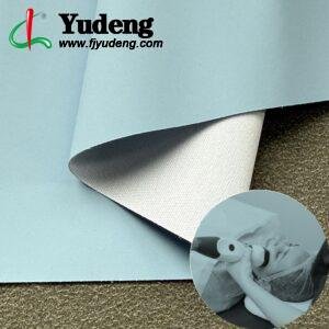 Blue Vegan Leather PU Leather Roll Material for Massage Equipments Hair Styling Beauty Equipments