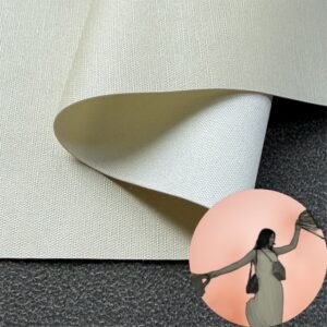 Beige Environmental Leather PU Leather Roll Material for Bags and Suitcases (Handbags, Backpacks, Luggage Cases etc.)