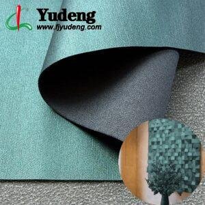 Green Synthetic Leather PU Leather Roll Material for InteriorWall