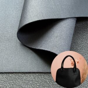 Gray Leather Fabric PU Leather Roll Material for Bags and Suitcases (Handbags, Backpacks, Luggage Cases etc.)