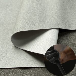Gray Rexine PU Leather Roll Material for Massage Equipments Hair Styling Beauty Equipments