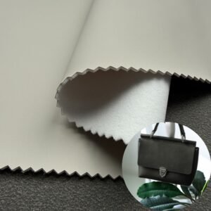 White Faux Leather PU Leather Roll Material for Bags and Suitcases (Handbags, Backpacks, Luggage Cases etc.)