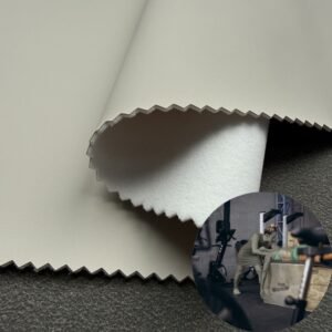 White Faux Leather PU Leather Roll Material for Rehabilitation Equipment