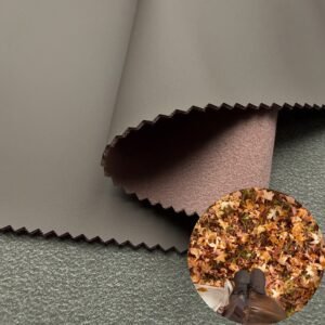 Brown Faux Leather PU Leather Roll Material for Baby Crawling Mats Ground Cushioning Pads