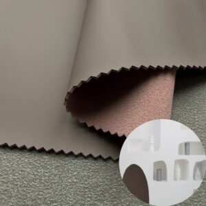 Brown Vegan Leather PU Leather Roll Material for Upholstery Furniture or Decoration (Sofas, Beds, Cabinets, Interior Wall etc.)
